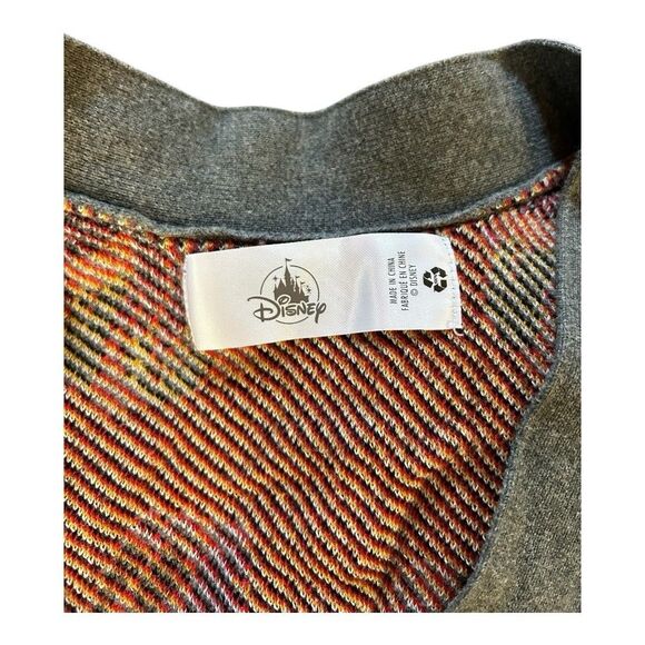 VTG Disney Pluto Cardigan Sweater Knitwear Character Graphic Gray Womens XS - Picture 7 of 9